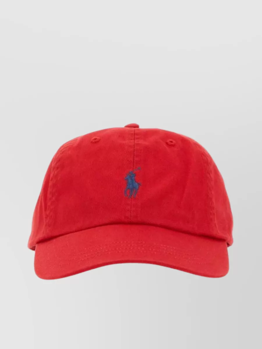 POLO RALPH LAUREN STRUCTURED SIX-PANEL BASEBALL CAP WITH CURVED PEAK