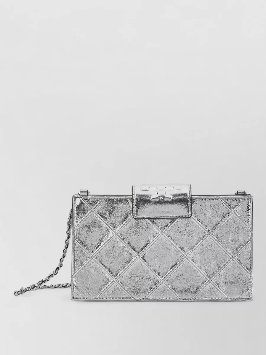 Tory Burch fleming leather clutch bag