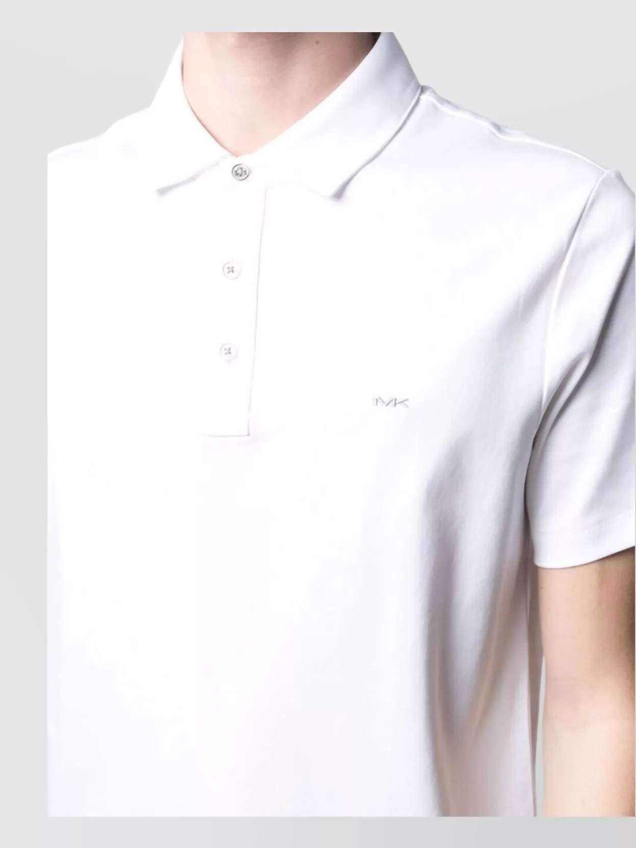 Michael Kors Collar Short Sleeve Polo Shirt