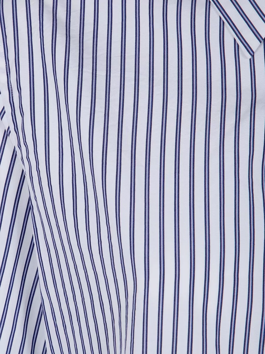 Comme Des Garçons Cotton Long Oversized Shirt Dress