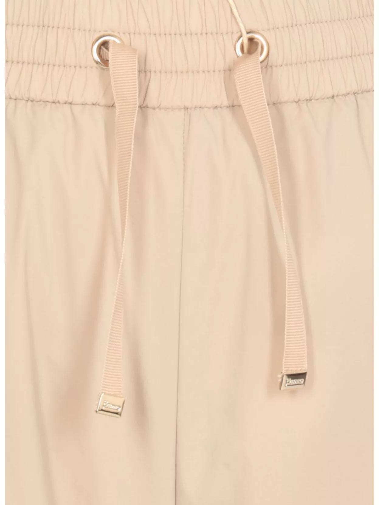 Herno Straight Tech Fabric Trousers In Neutral