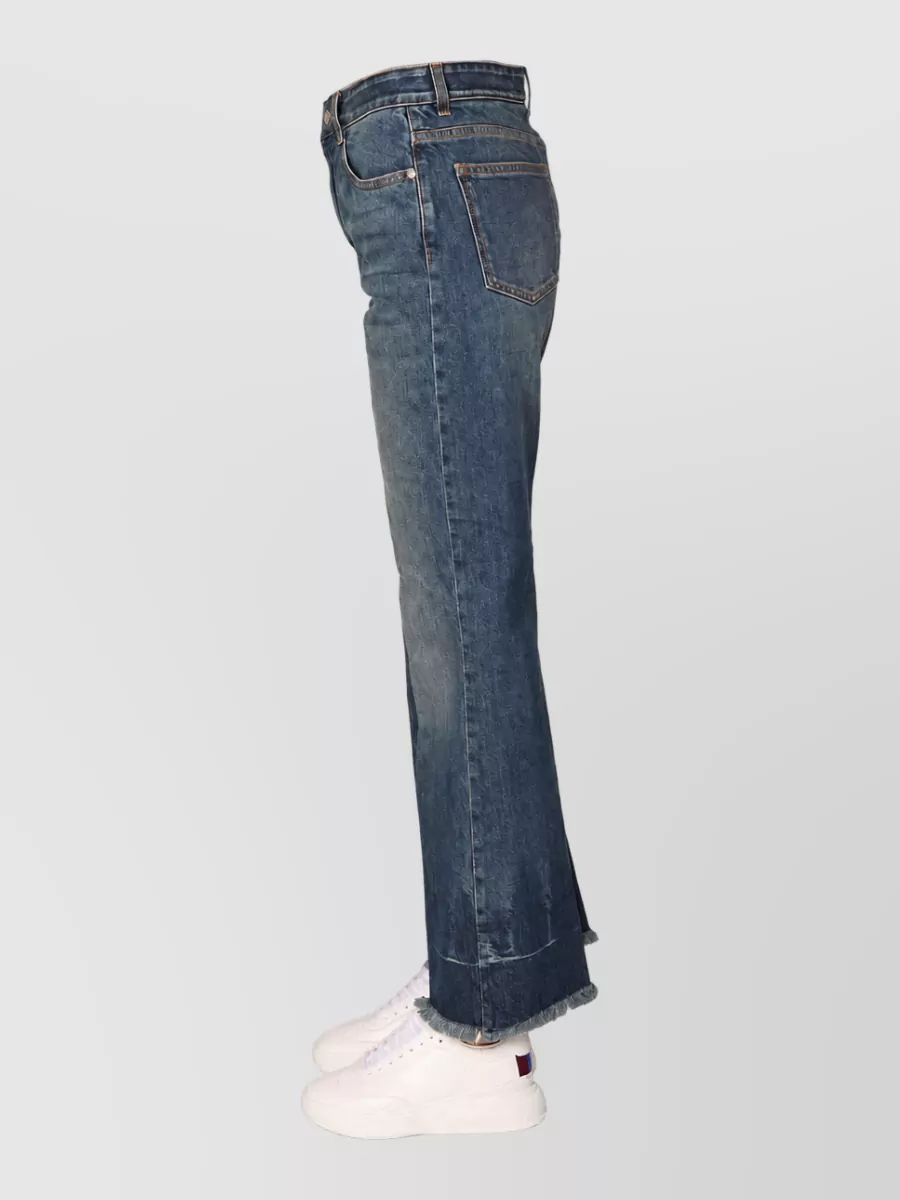 Stella Mccartney Denim Wide-Leg Trousers