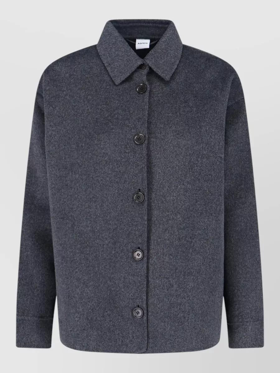 Aspesi wool single-breasted coat