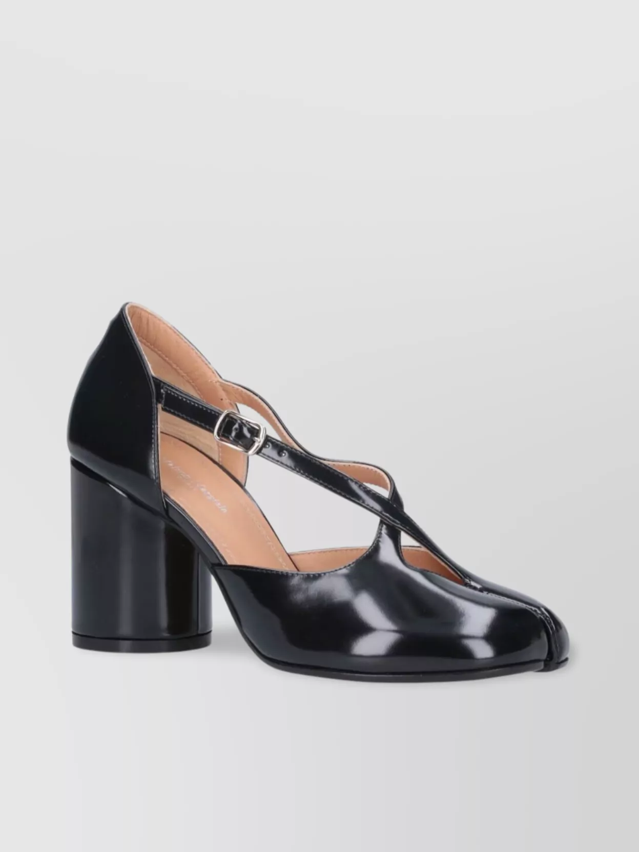 Maison Margiela Chunky Heel Round Toe Pumps