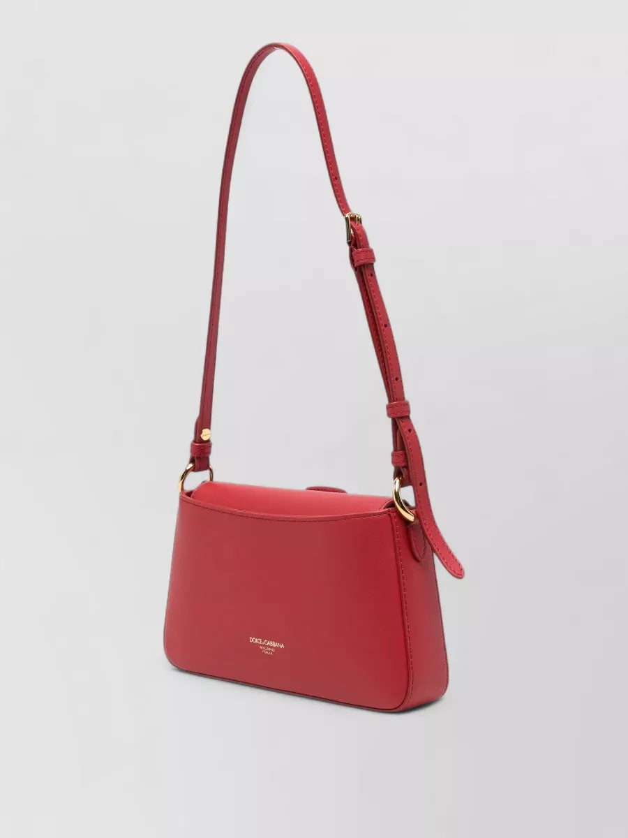 Dolce&Gabbana Devotion Calf Leather Shoulder Bag