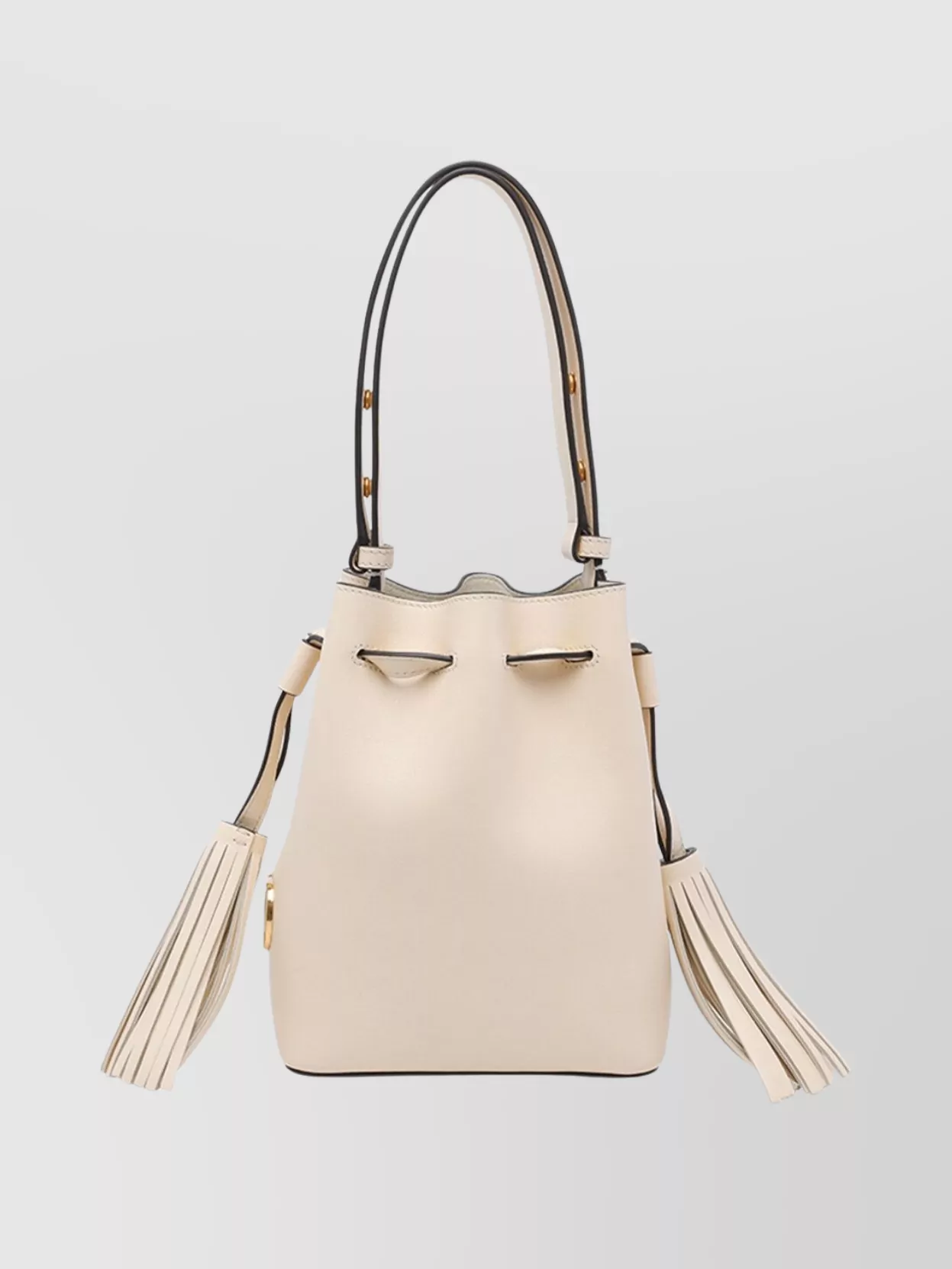 Valentino Small Drawstring Bucket Bag And Tassels