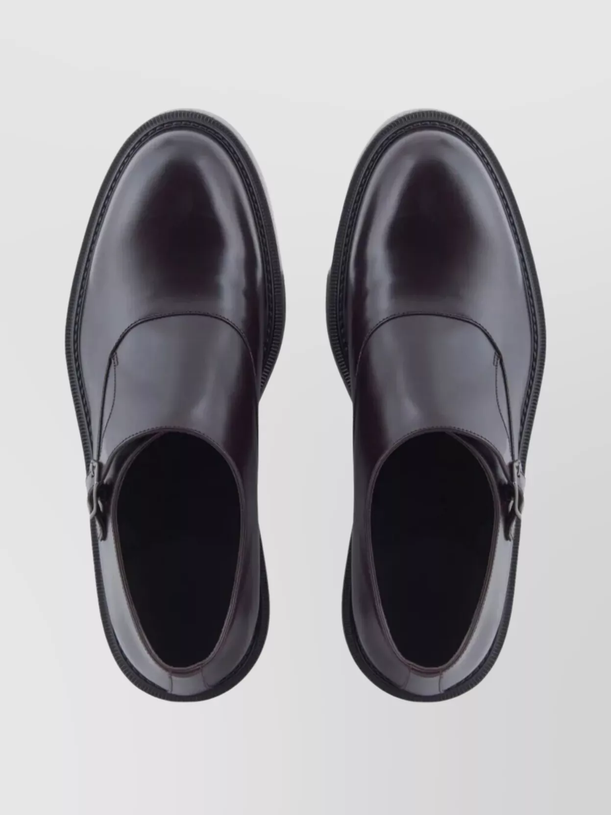 Emporio Armani Lace-Up Shoes With Buckle And Block Heel