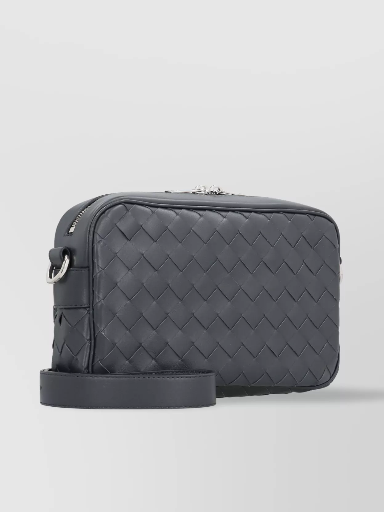 Bottega Veneta Small Woven Leather Crossbody Bag