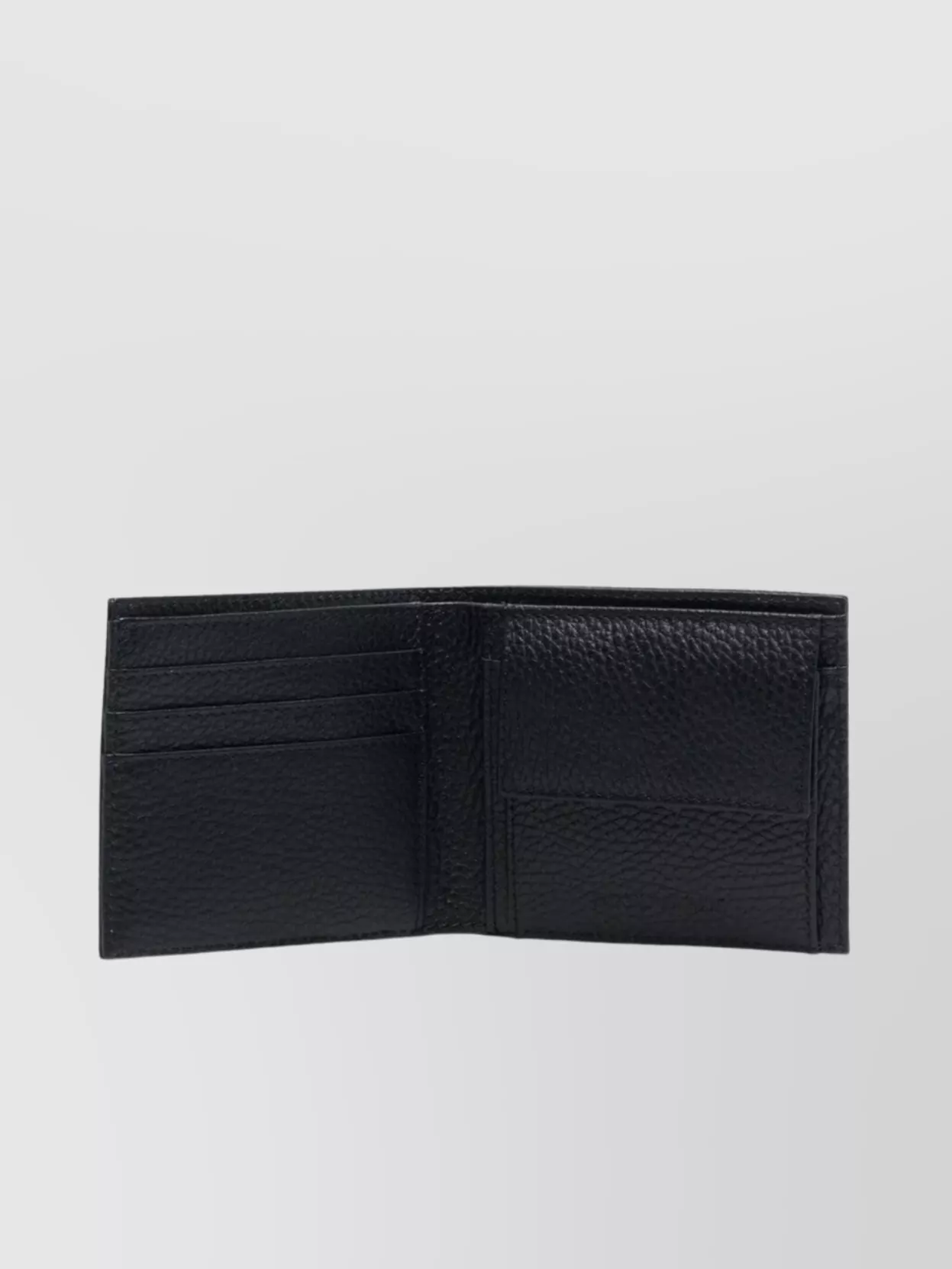 Emporio Armani Textured Leather Bifold Wallet