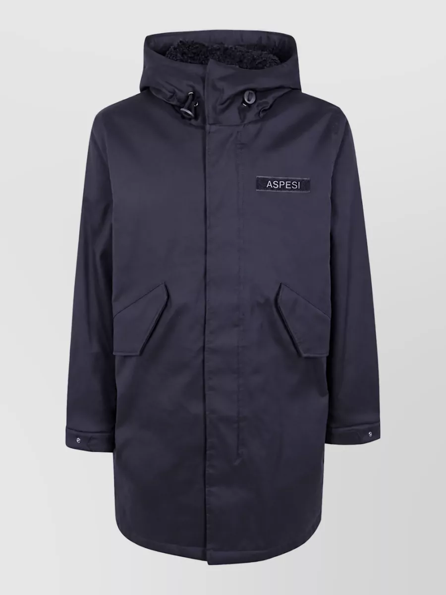 Aspesi cotton hooded parka jacket