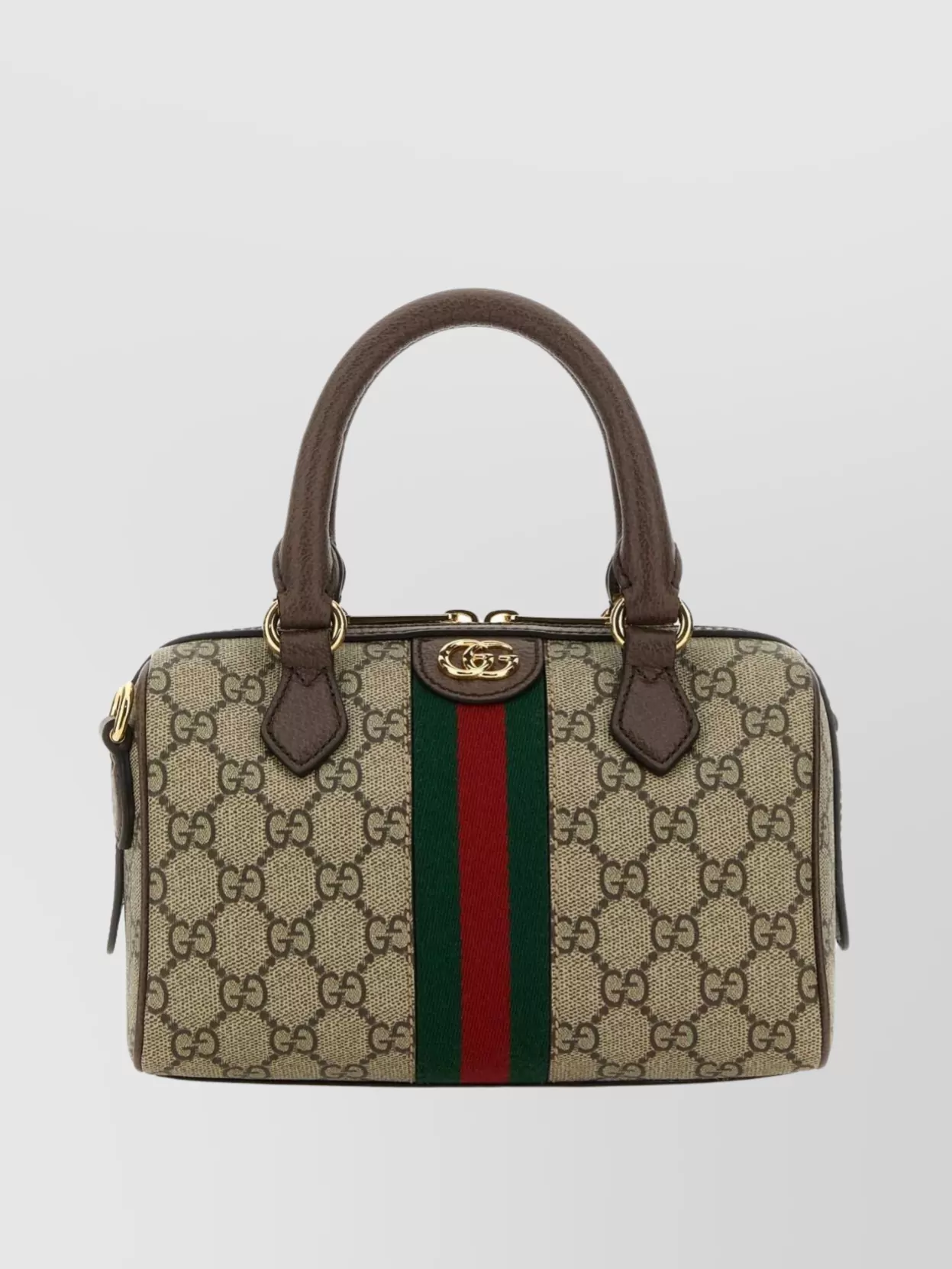 Gucci Mini Ophidia Gg Shoulder Bag In Brown