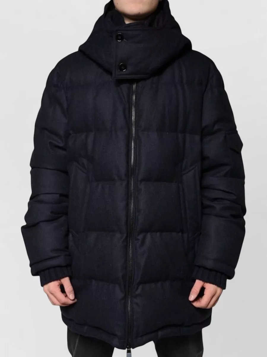 Dolce&Gabbana Nylon quilted hooded puffer jacket