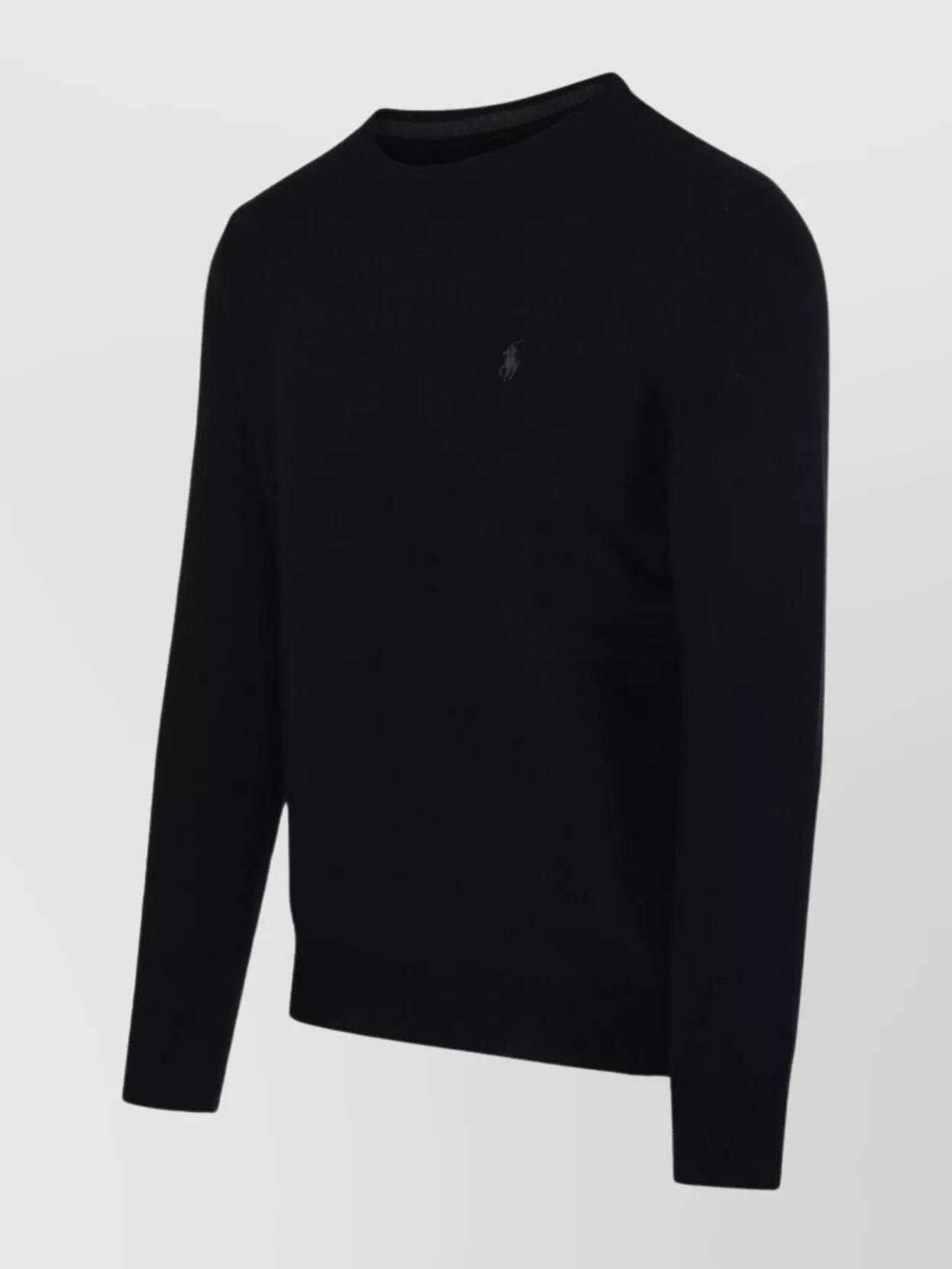 Ralph Lauren Crew Neck Long Sleeve Sweater With Ribbed Cuffs