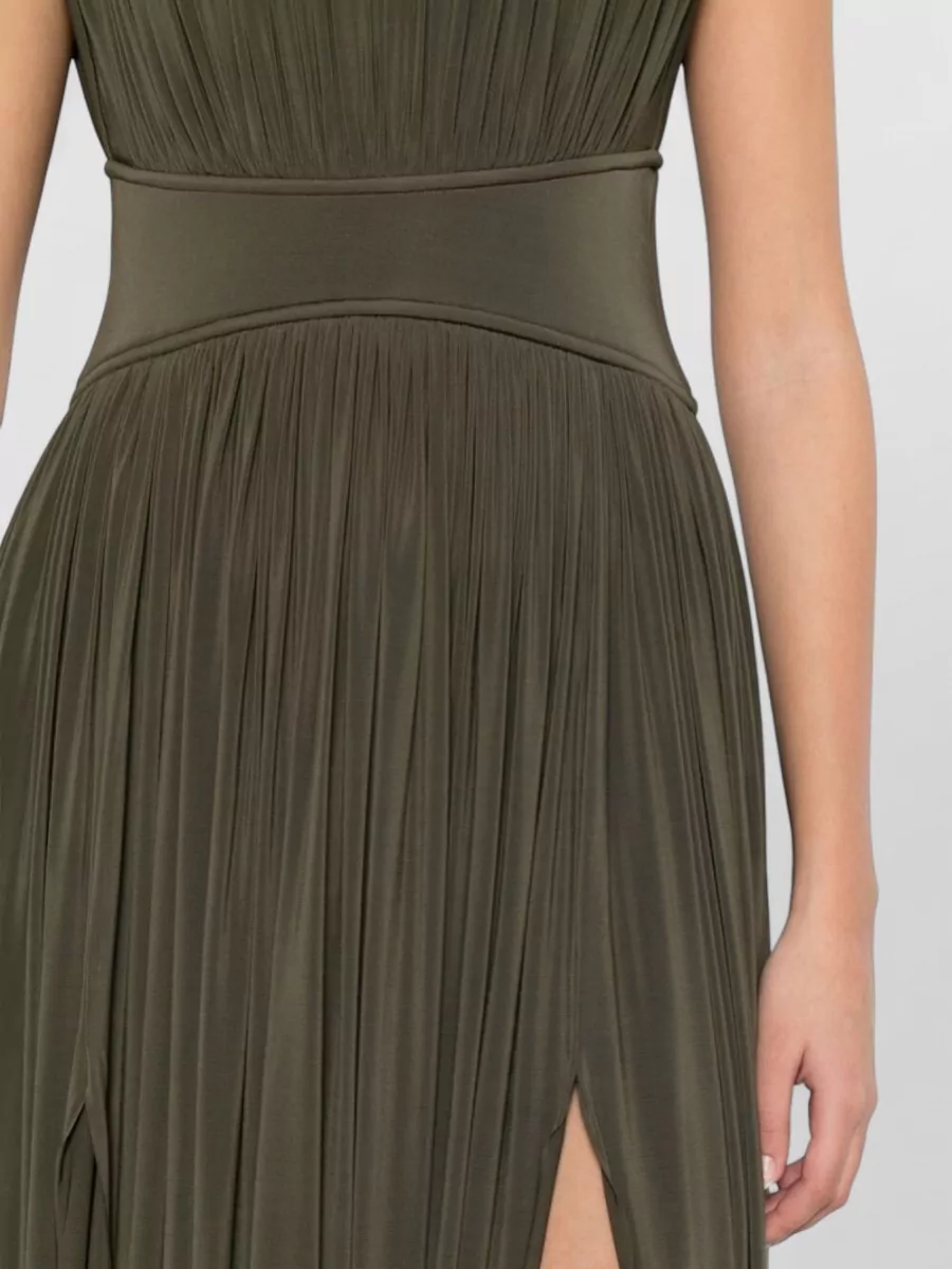 Zimmermann Pleated Sleeveless Maxi Dress