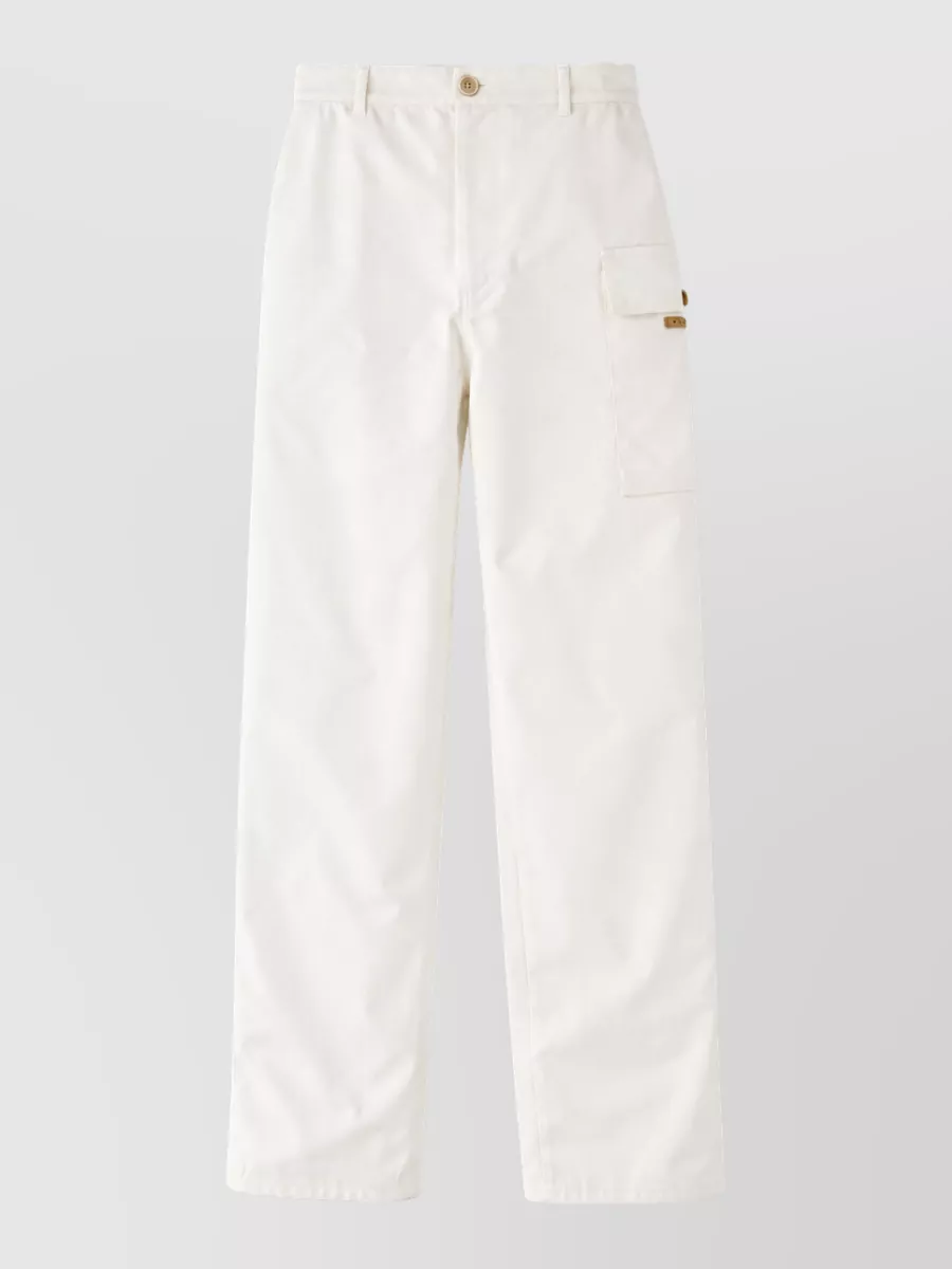 Marni High Waist Cargo Trousers Wide Leg