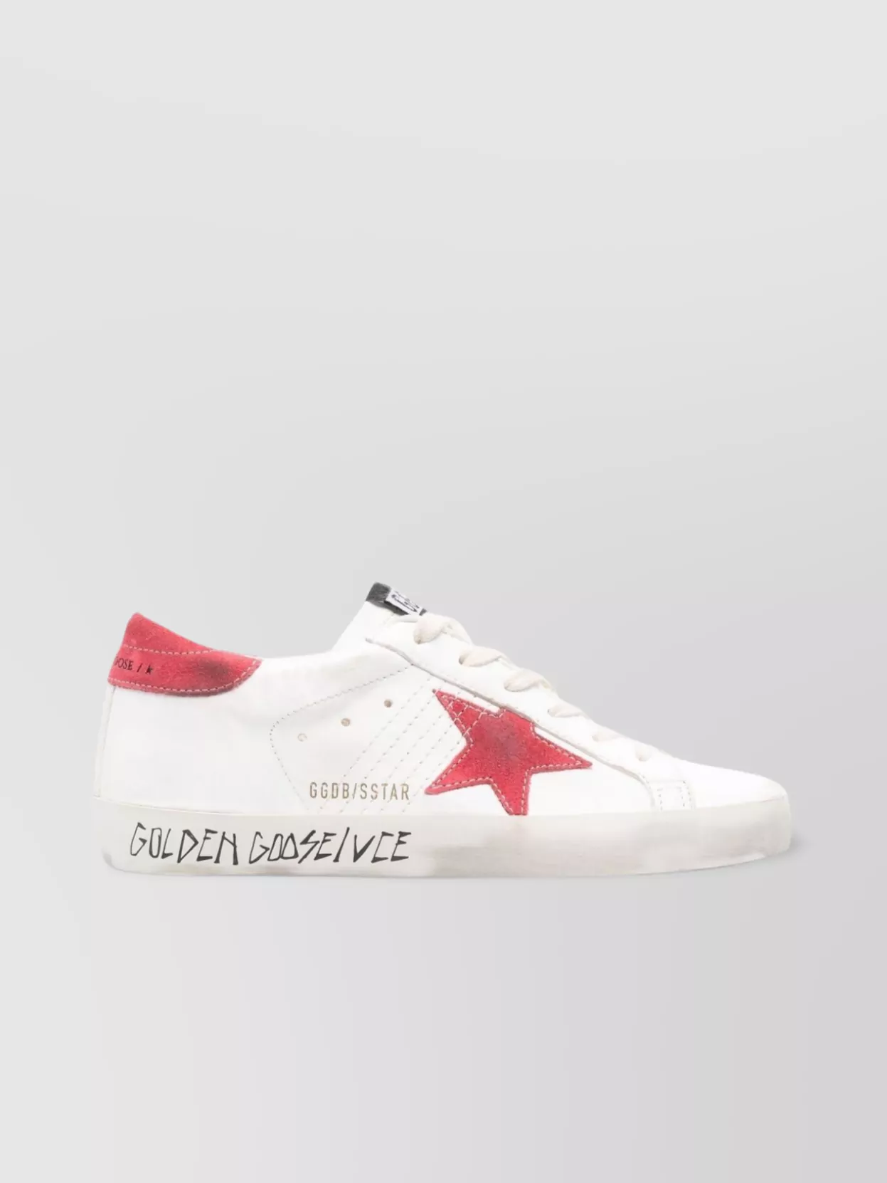 Golden Goose Contrasting Stitched Leather Sneakers