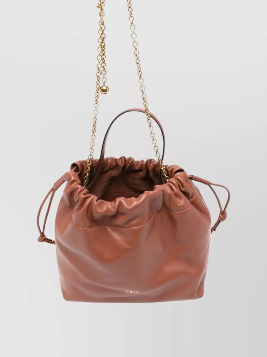 Chloé Chloé Icons Small Lambskin Bucket Bag