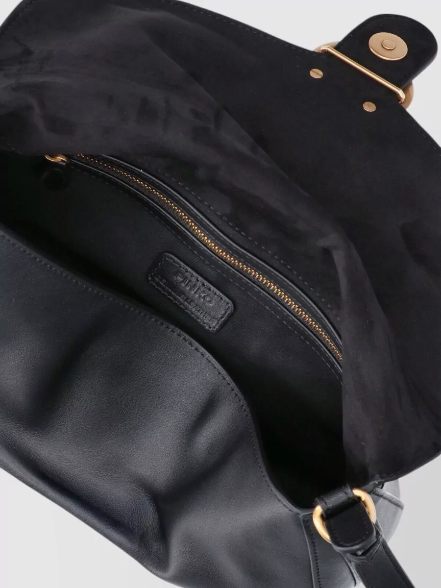 Pinko Love Bag Leather Clutch Bag