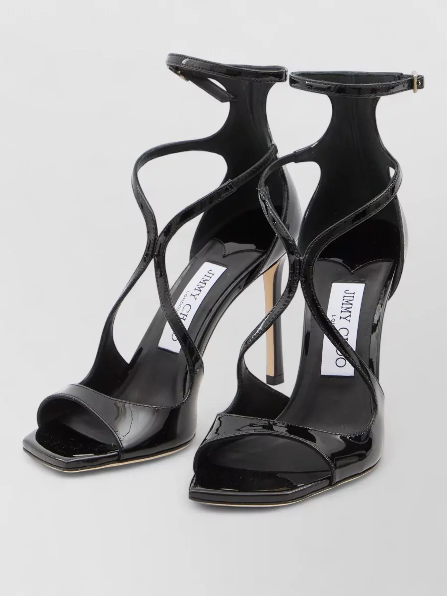 Jimmy Choo Azia 95 High Heel Leather Sandals