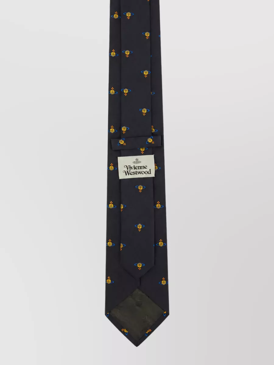 Vivienne Westwood embroidered silk tie