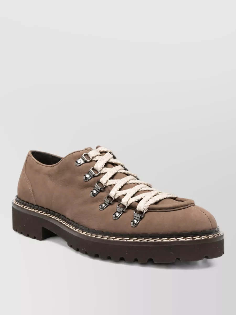 Doucal's leather low-top sneakers