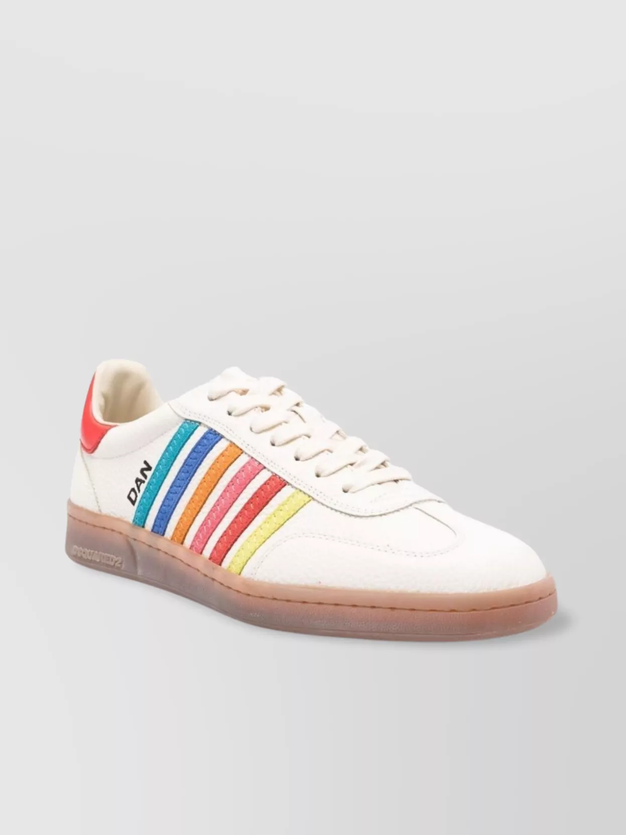 Shop Dsquared2 Striped Low Top Sneakers