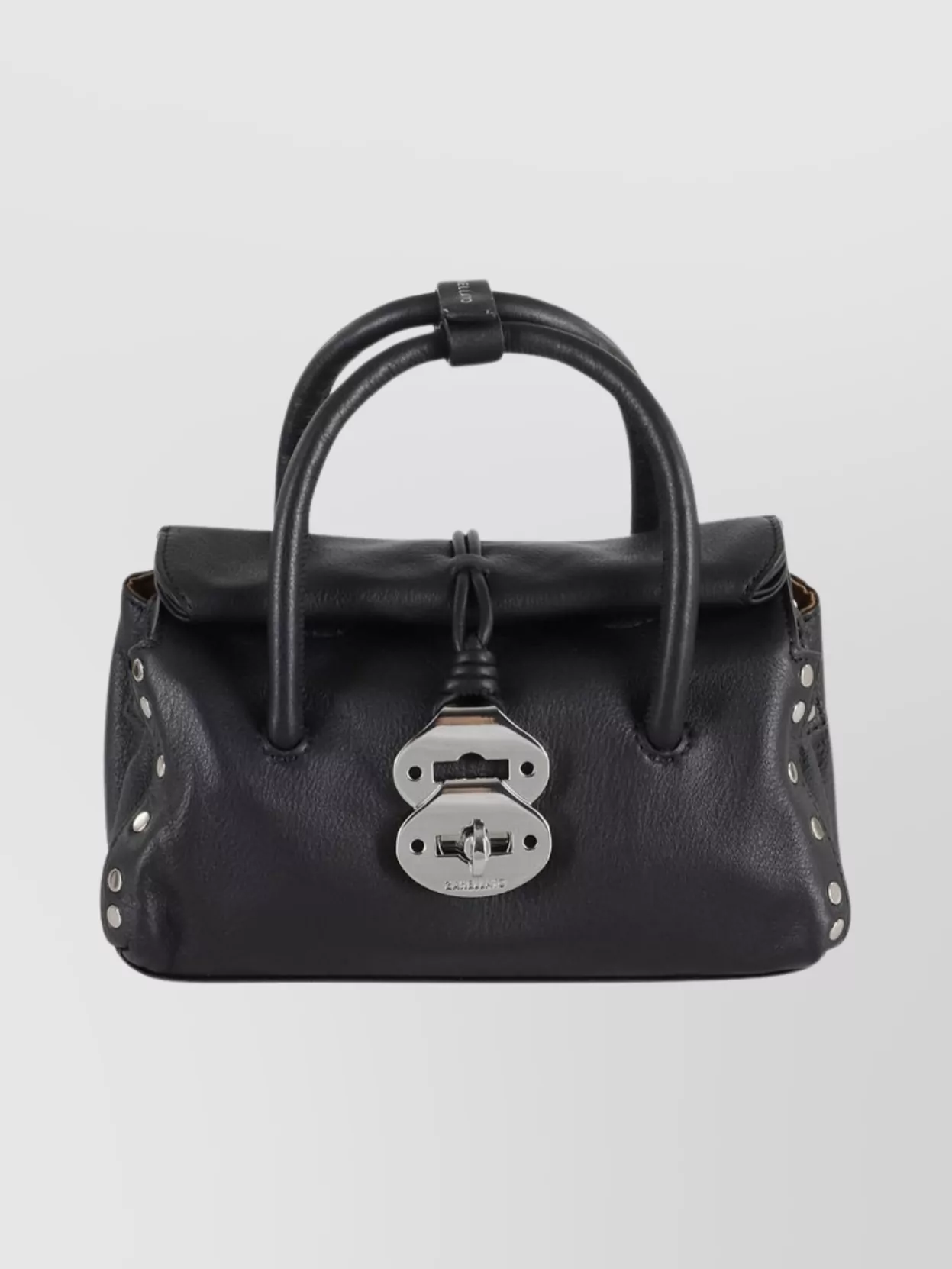 Zanellato Handmade Leather Shoulder Bag With Detachable Strap