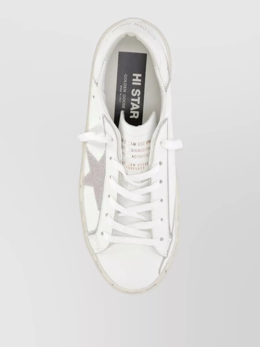 Golden Goose Leather Low-Top Sneakers