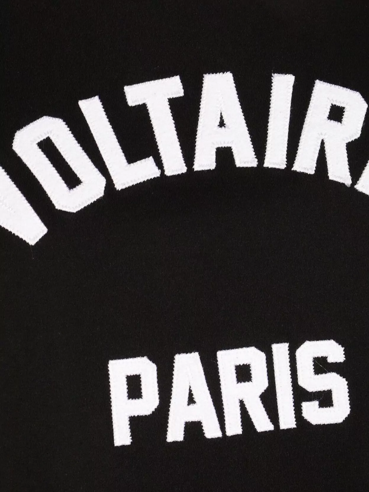 Zadig & Voltaire Crew Neck Top Text Print