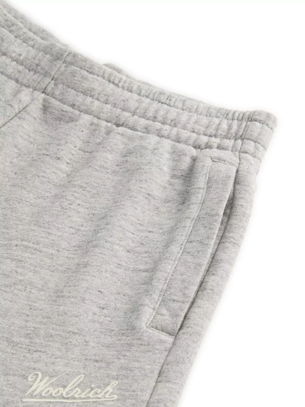 Woolrich Heathered Texture Elasticated Waistband Shorts