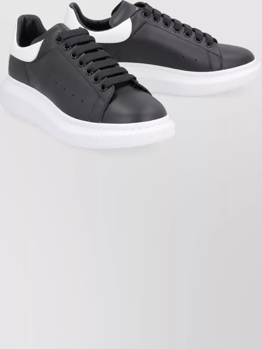 Mc Queen Leather chunky sneakers