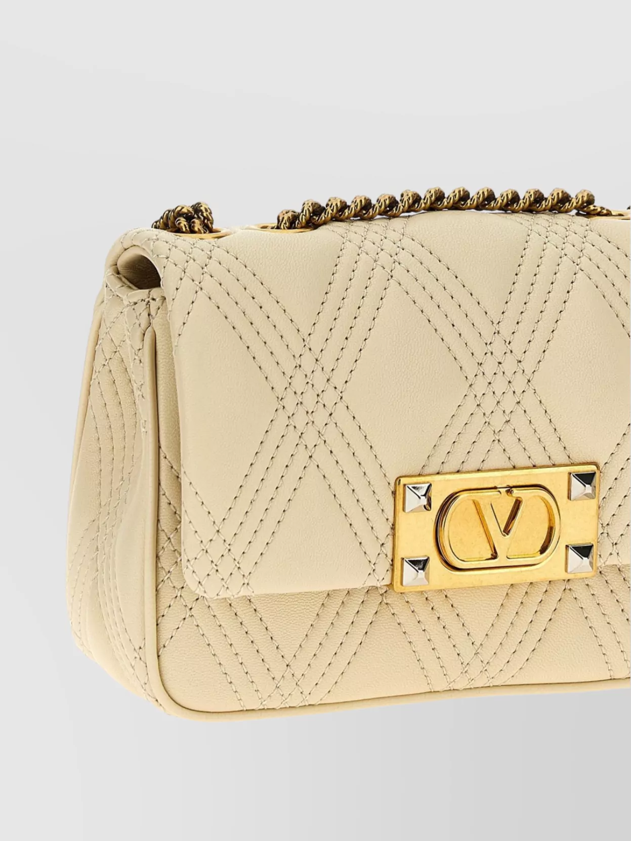 Valentino Quilted Chain Strap Shoulder Bag