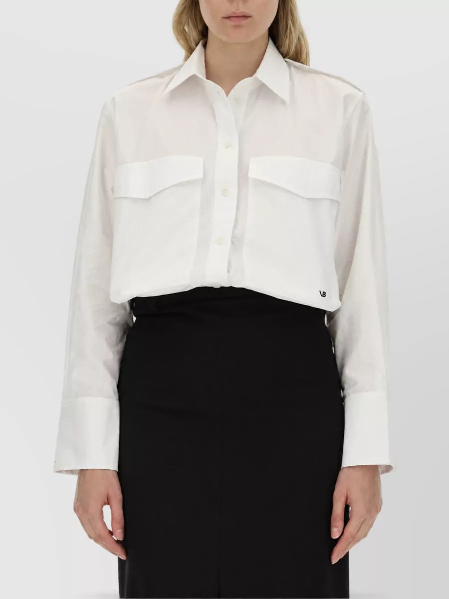 Victoria Beckham Oversized Cotton Shirt
