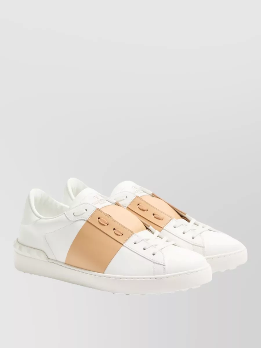 Valentino Garavani Leather Low-Top Sneakers