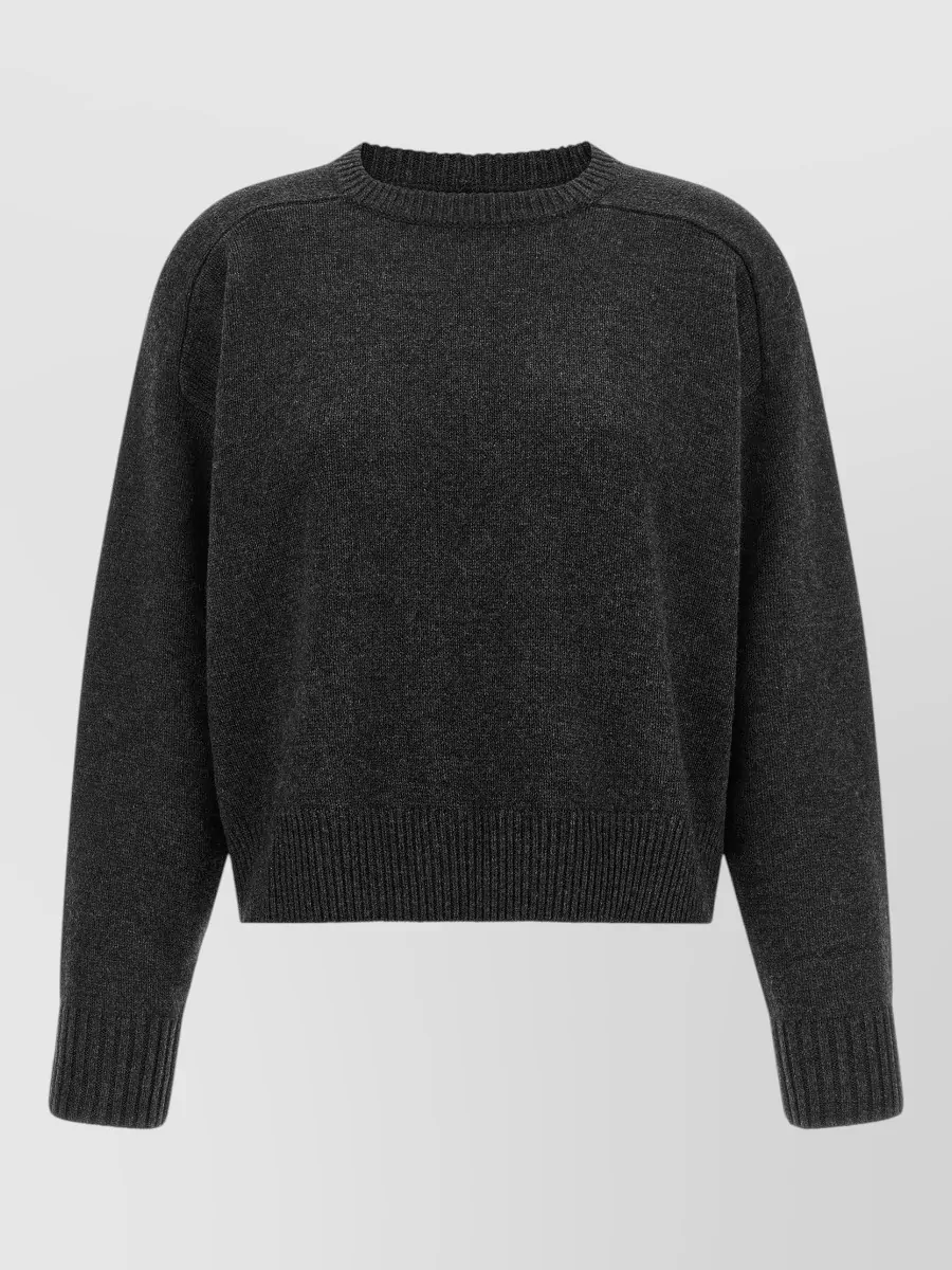 Loulou Studio Cashmere-blend ribbed crew-neck sweater