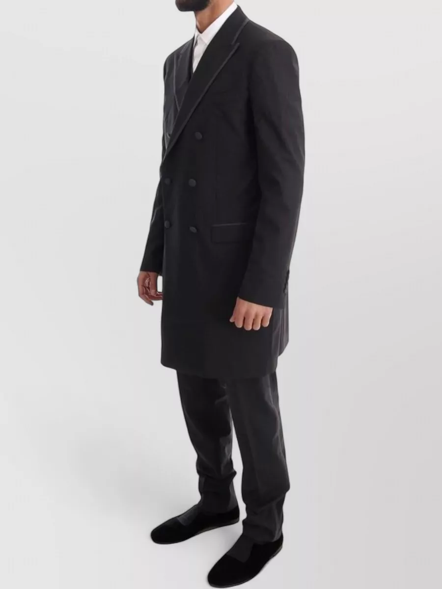 Dolce&Gabbana Wool Slim-Fit Double-Breasted Suit