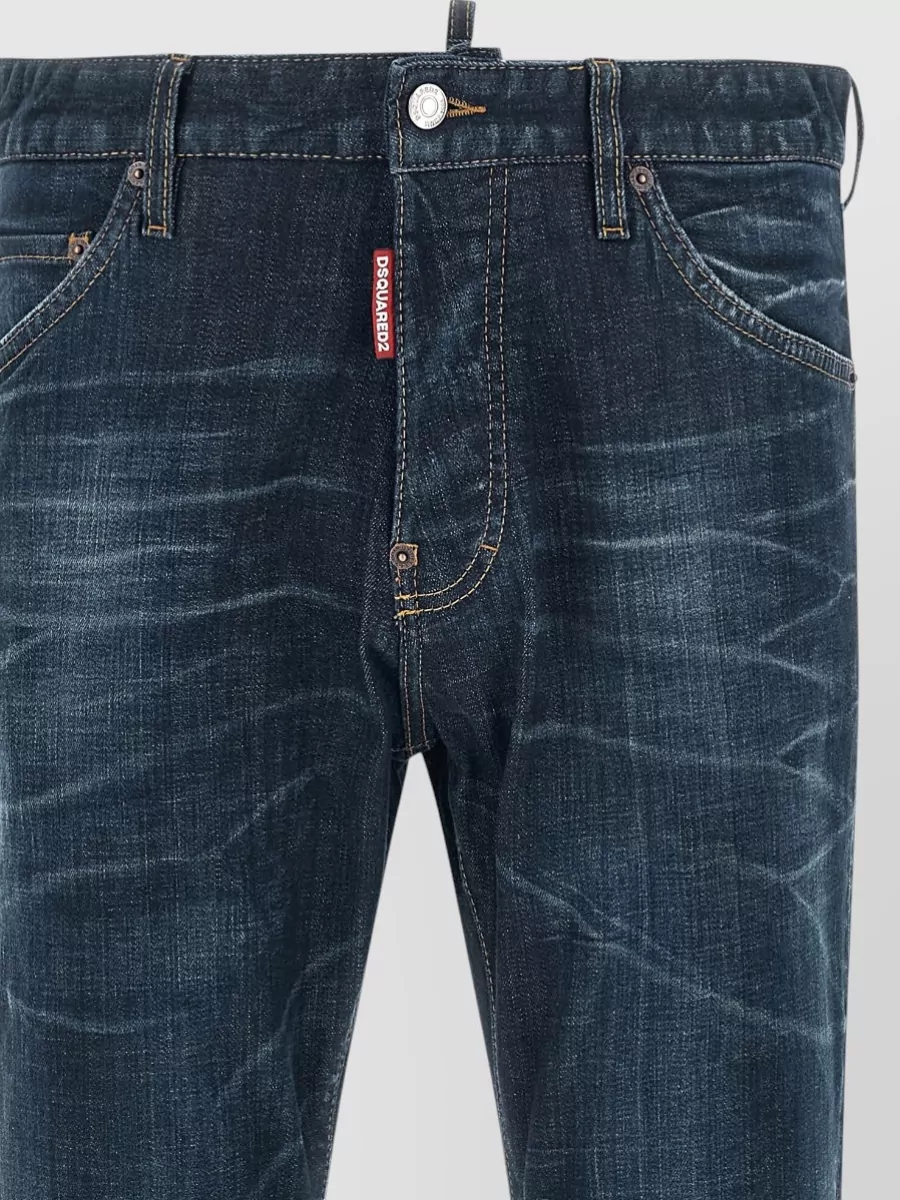 Dsquared2 Denim Slim-Fit Straight-Leg Jeans
