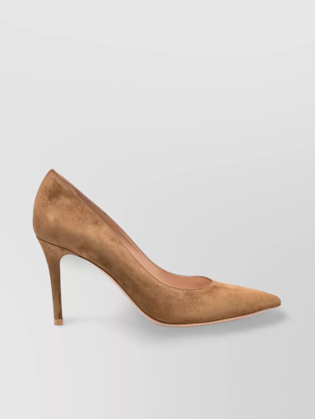 Gianvito Rossi 85 Suede Pointed Toe Stiletto Pumps In Multi