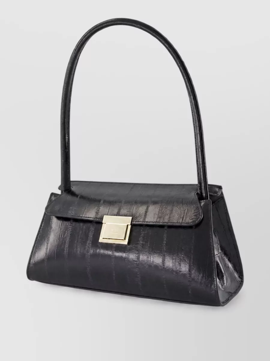 Ami Paris Calfskin Shoulder Bag