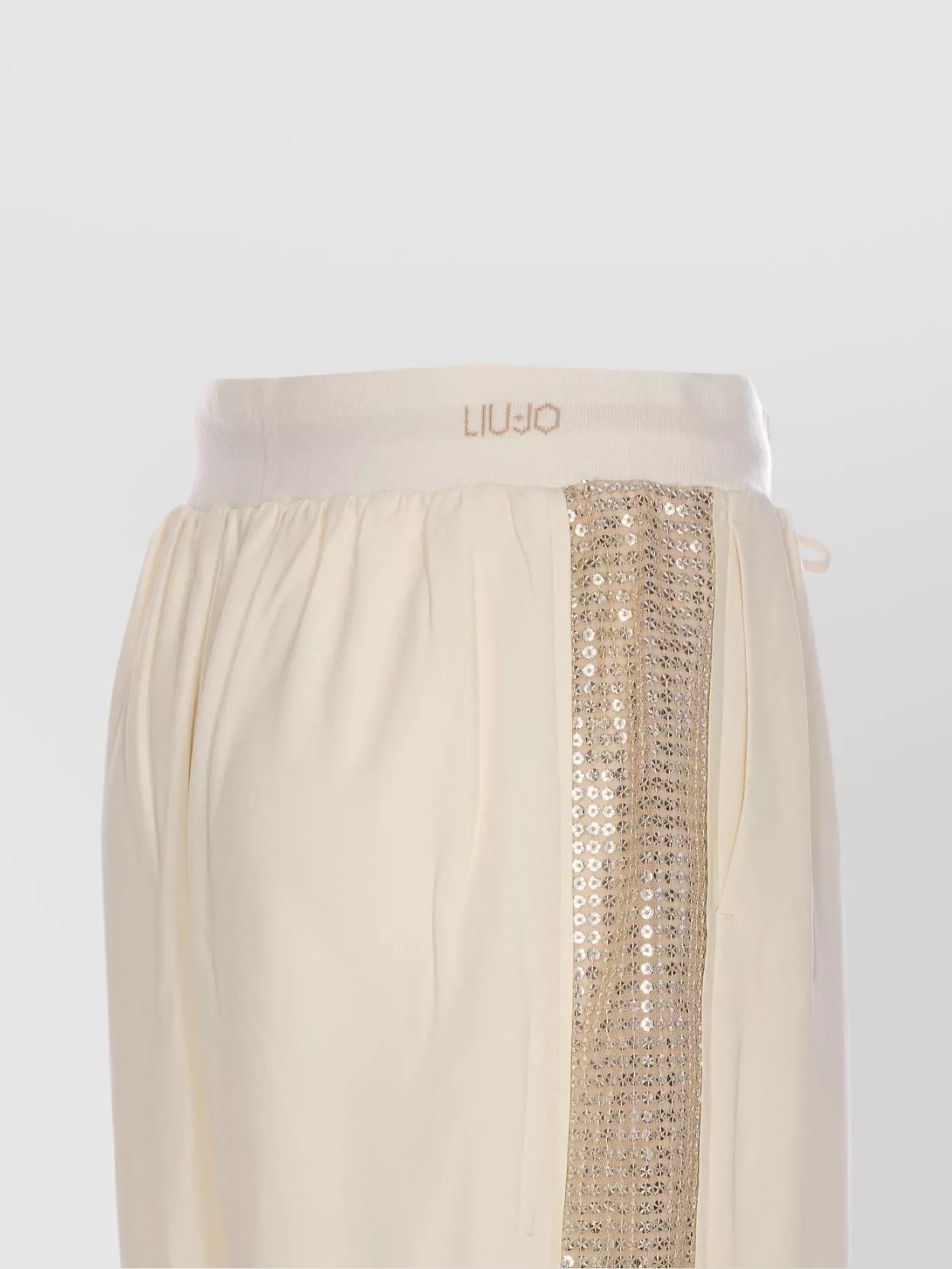 Shop Liu •jo Sequin Side Stripe Track Pants