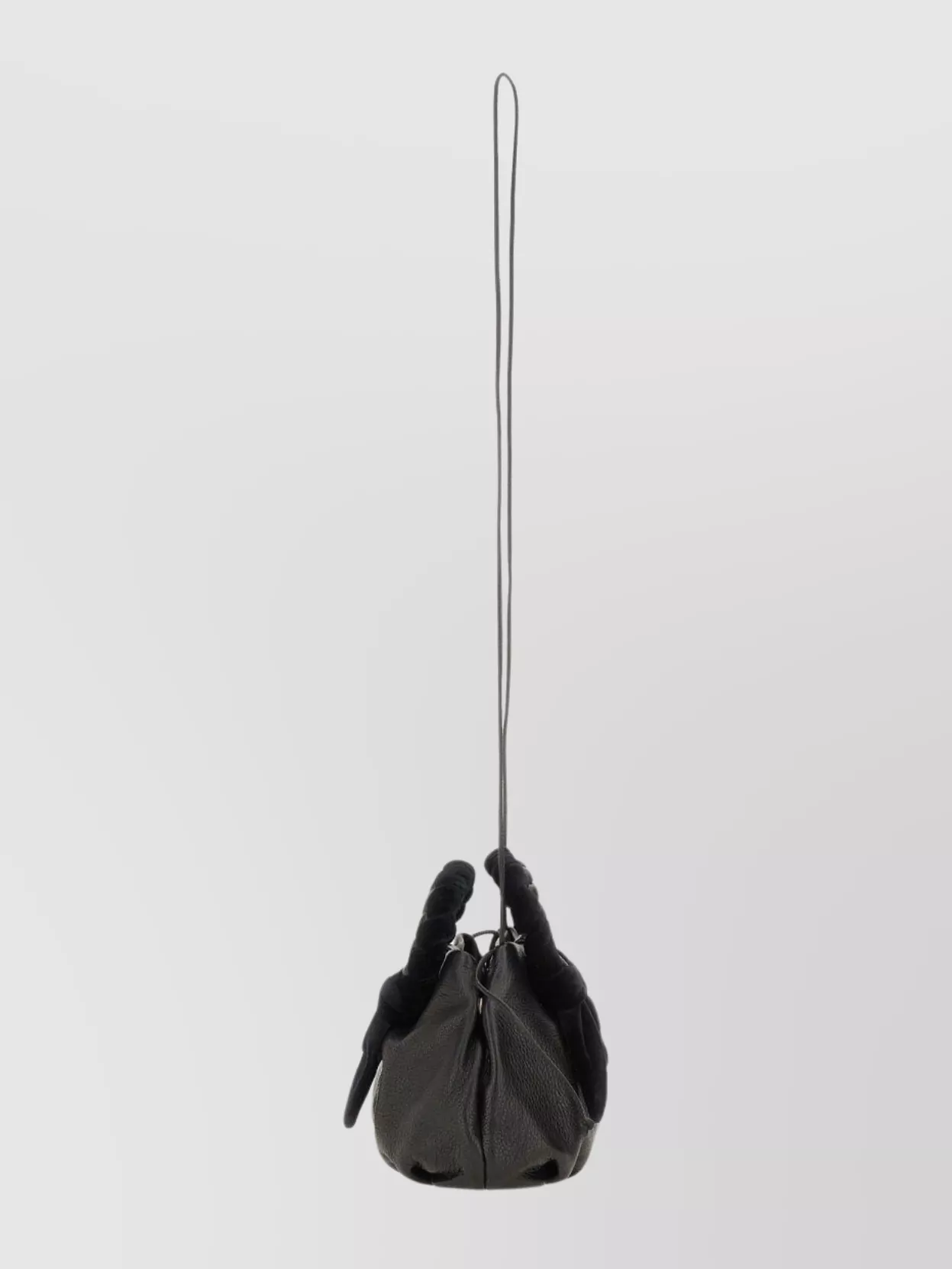 Hereu Textured Cross-Body Bag Braided Handle