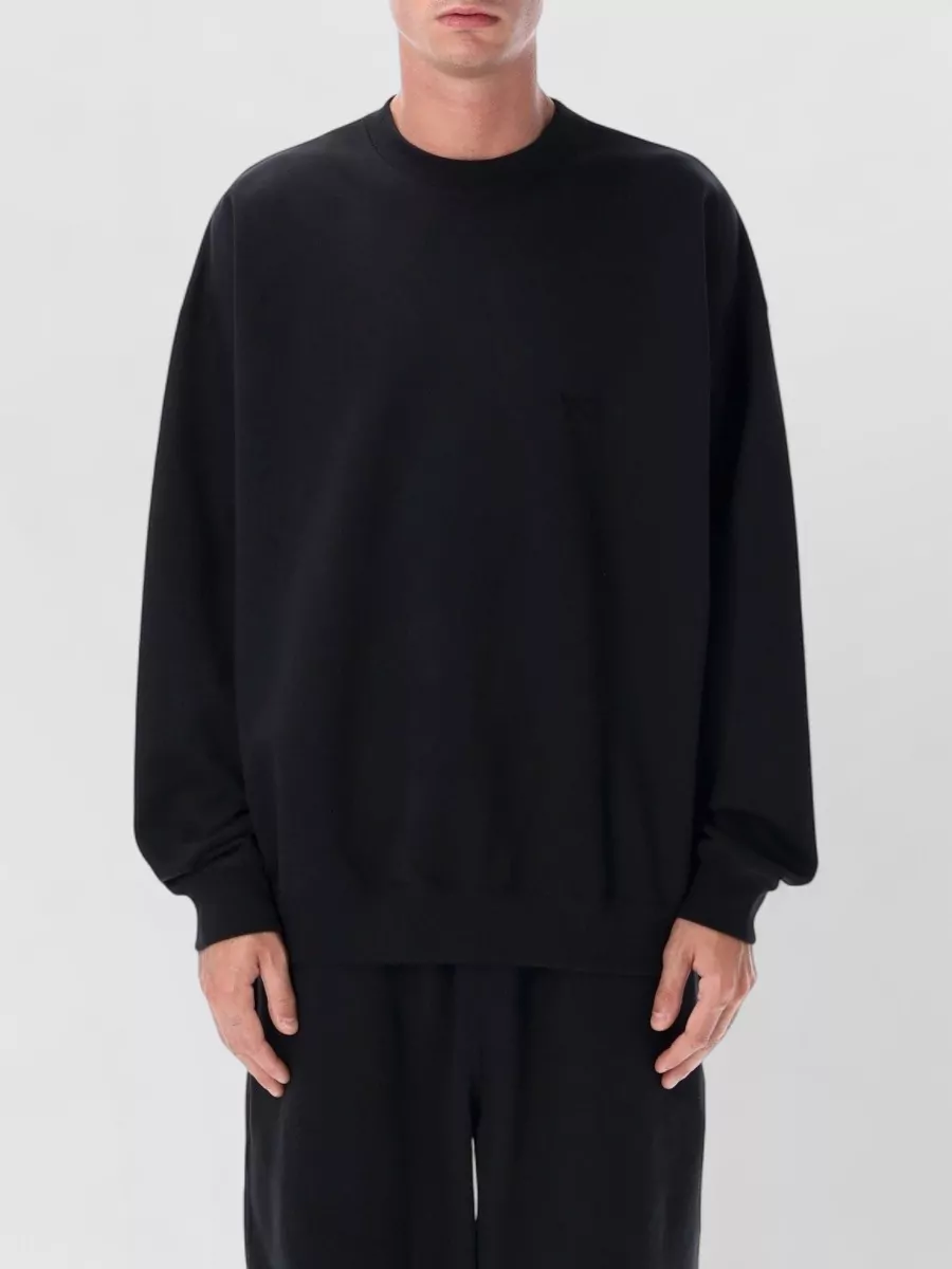 Y-3 ribbed-trim crewneck sweatshirt