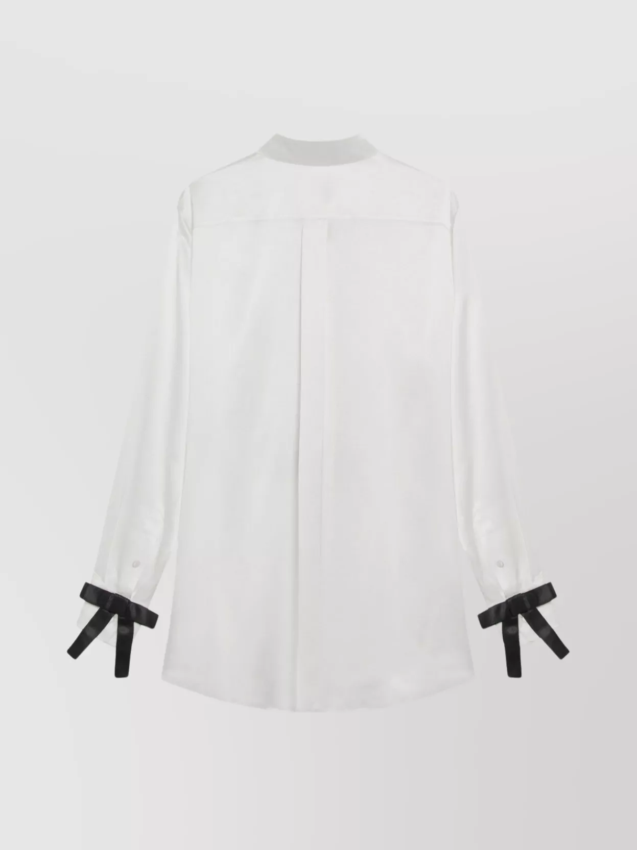 Dolce & Gabbana Silk Shirt With Bows And Long Sleeves In Animal Print