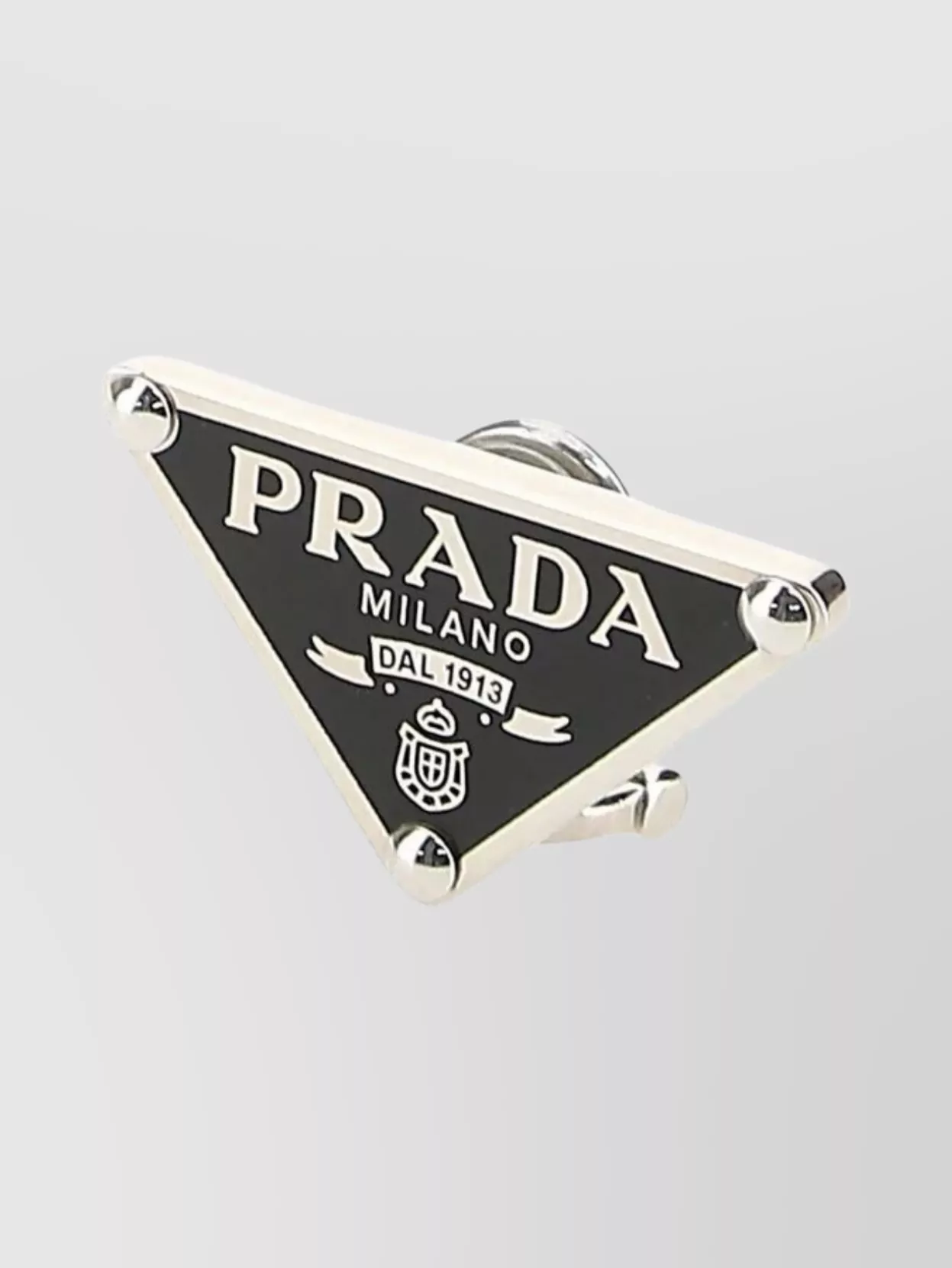 Shop Prada Triangular Shape 925 Silver Earrings
