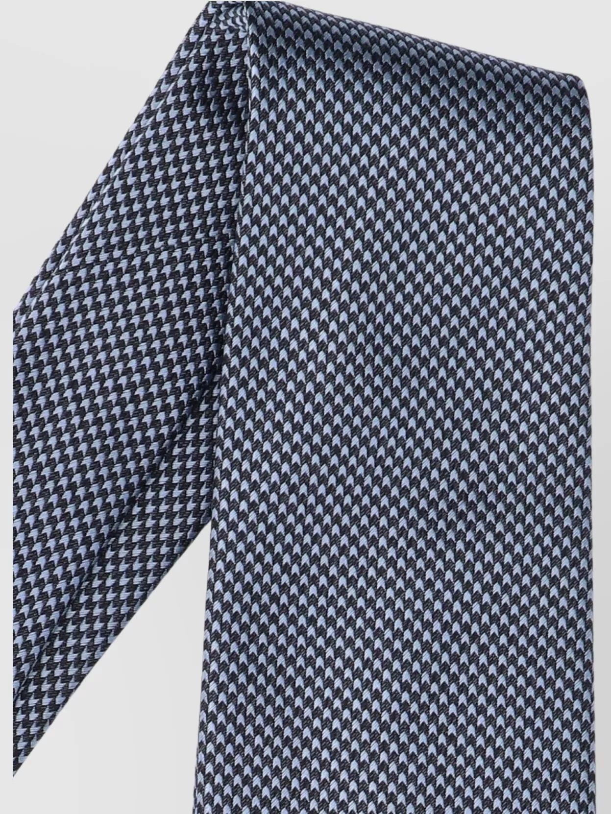 Tom Ford Chevron Slim Width Ties With Sharp Design