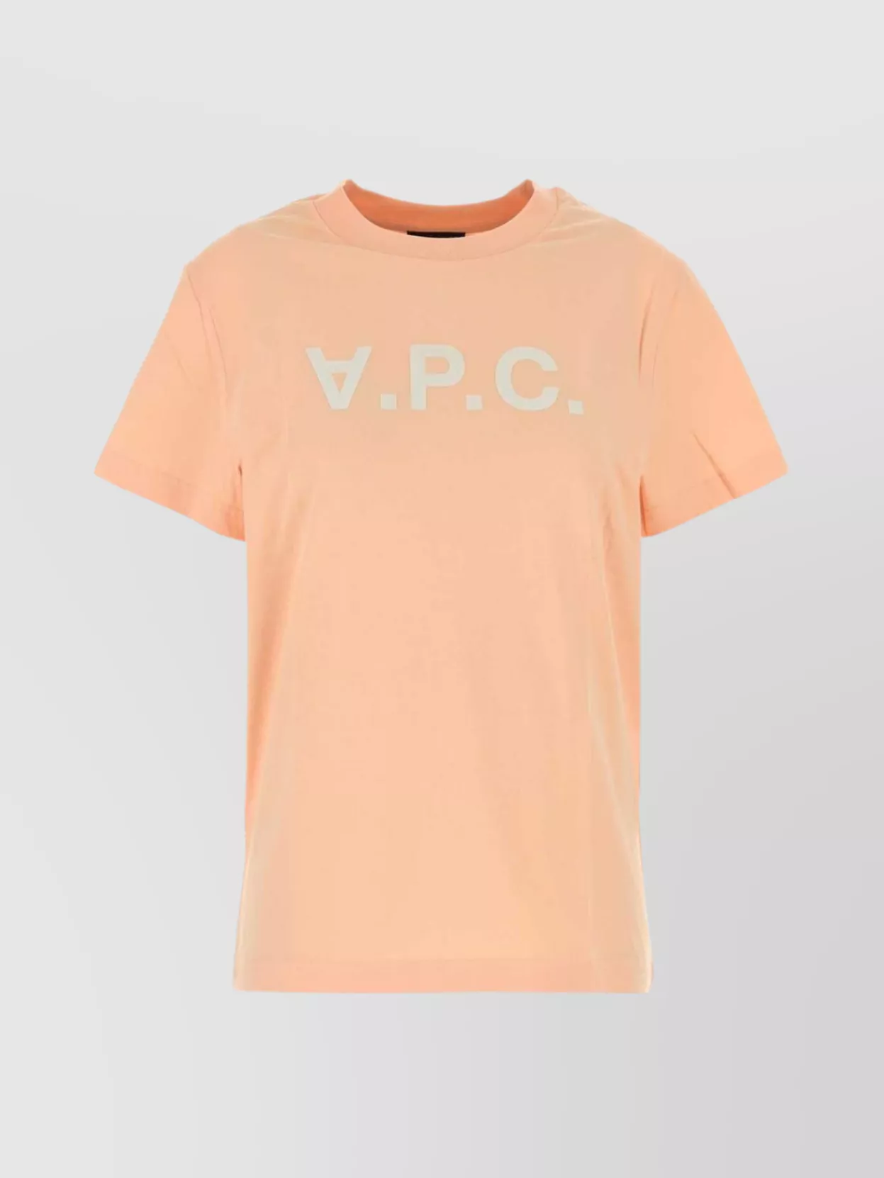 Apc A.p.c. Peach Cotton T-shirt