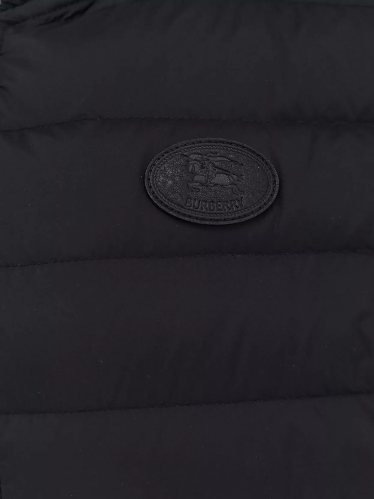 Burberry Jacket Sleeveless Padded Ribbed Collar