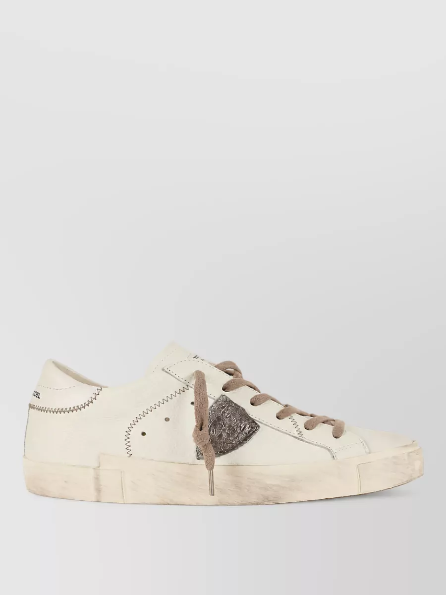 Philippe Model calf leather lace-up sneakers