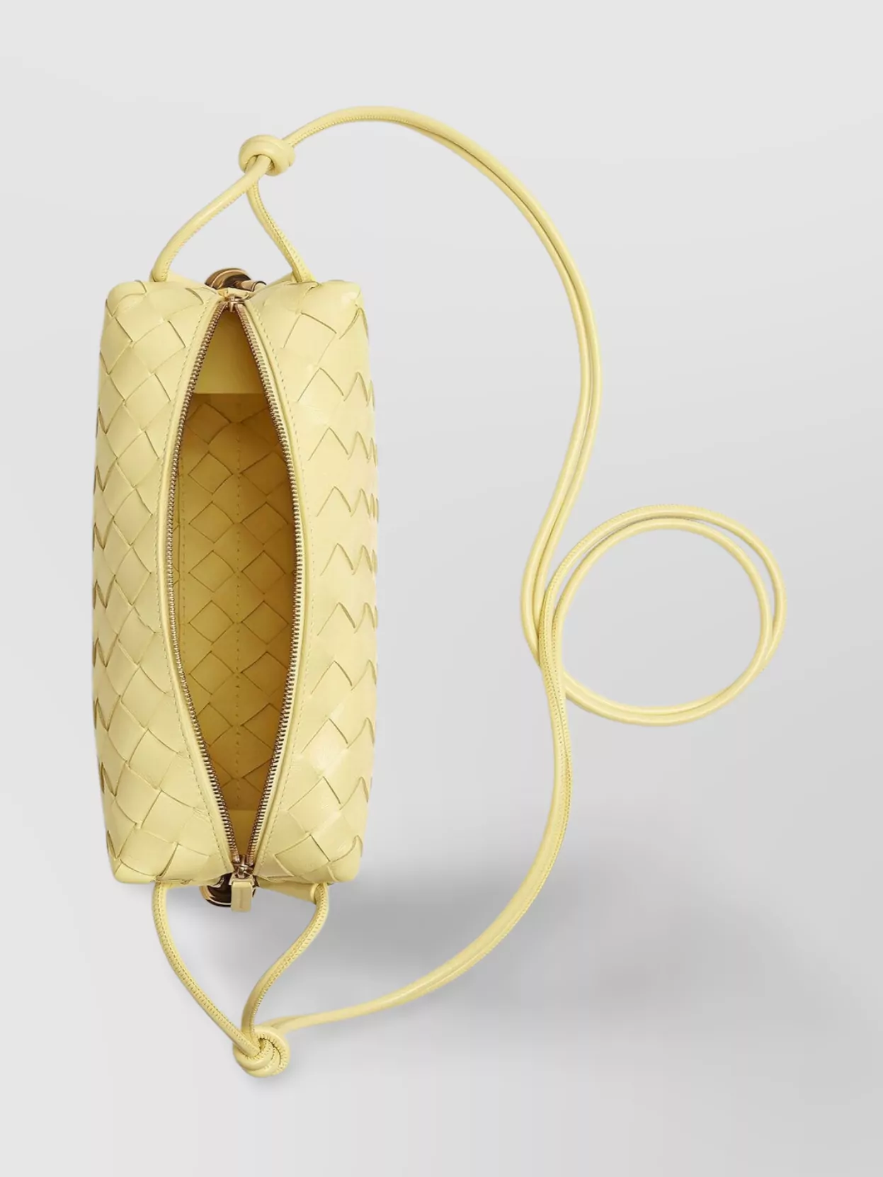 Bottega Veneta Quilted Loop Crossbody With Tassel