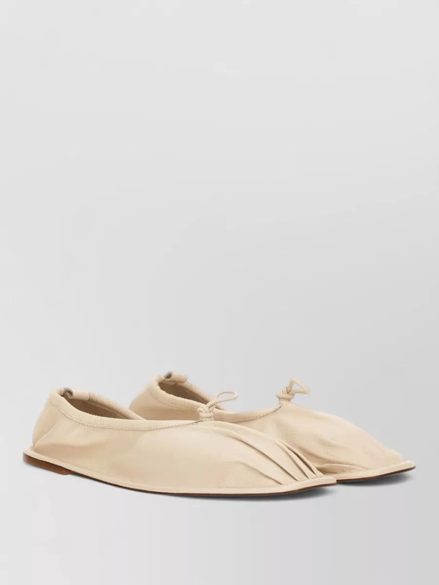 Hereu Leather Ballerina Flats